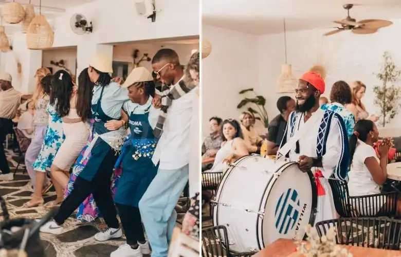 Διασκέδαση αλά ελληνικά με λουλουδοπόλεμο και σπάσιμο πιάτων στη Ζάμπια της Αφρικής