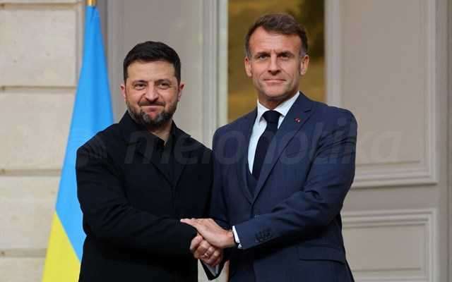 Ο Ζελένσκι θα συναντηθεί με τον Μακρόν τη Δευτέρα στο Παρίσι