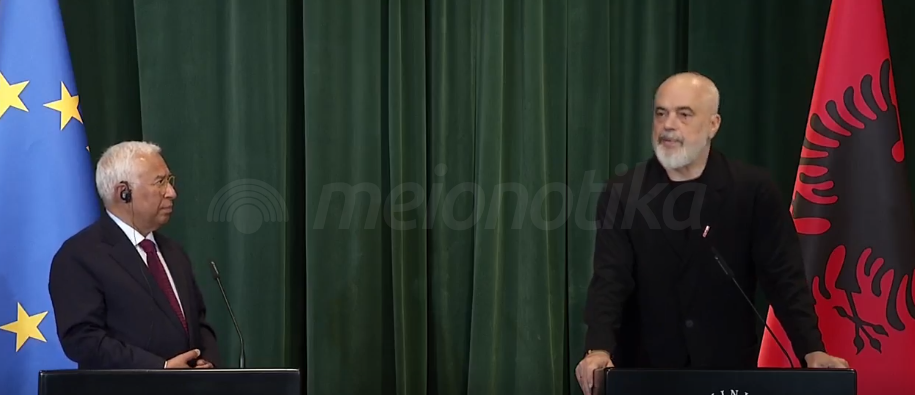 Αντόνιο Κόστα από τα Τίρανα: Η Αλβανία σε κρίσιμη φάση για την ένταξη στην ΕΕ