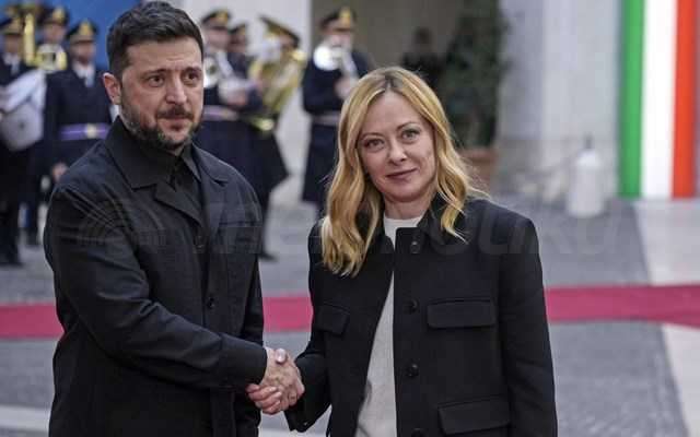 Μελόνι και Ζελένσκι τονίζουν τη "σημασία σύγκλισης ανάμεσα σε Ευρωπαίους και Αμερικανούς εταίρους"